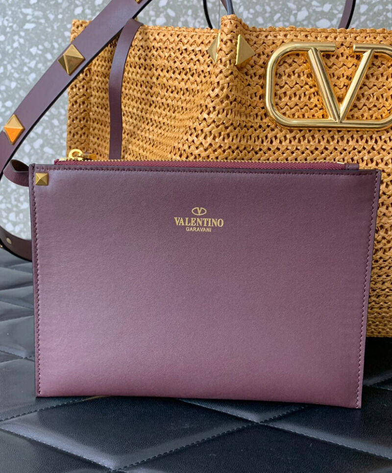 Valentino Medium Shopping Bag In Synthetic Raffia